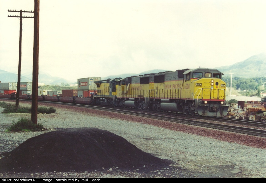 Westbound stack train